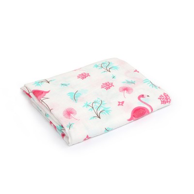 Flamingo Bamboo Cotton Baby Blankets