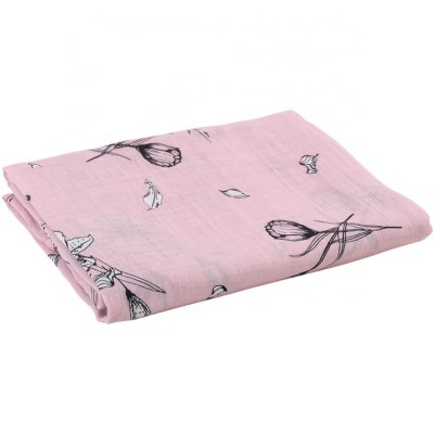 Organic Muslin Girl Swaddle Blankets