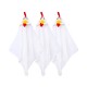 Rooster baby hooded towel
