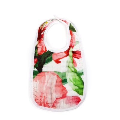 Silky Soft Muslin Bibs With Snap