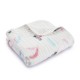 Feather Large Muslin Blankets
