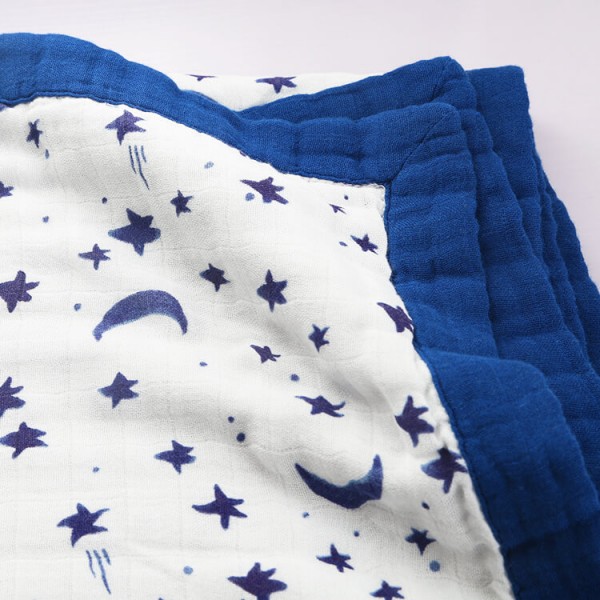 Starry Night King Size Muslin Blanket