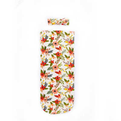 Stretching Cotton Swaddle Pod+ Headband
