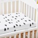 Reactive Print Cotton Muslin Baby Fitted Crib Sheet
