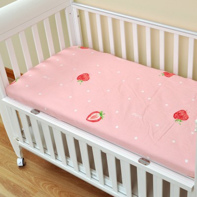 Reactive Print Cotton Muslin Baby Fitted Crib Sheet